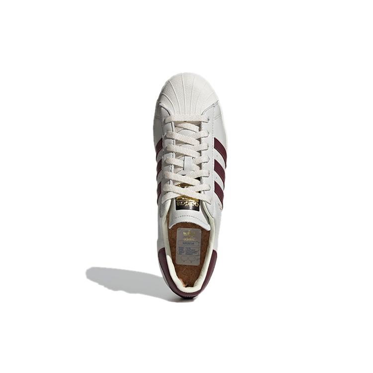 Adidas Superstar 'Off White Maroon' H68187