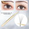 Eyelash Tweezers Grafting Eyelash Tweezers Beauty Eyelash Tweezers Blooming Golden Feather Clip False Eyelash Clip Beauty Tool