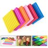 Пластилин детский 24 ярких цвета полупрозрачный пластилин для развития координации рук и глаз с инструментами для