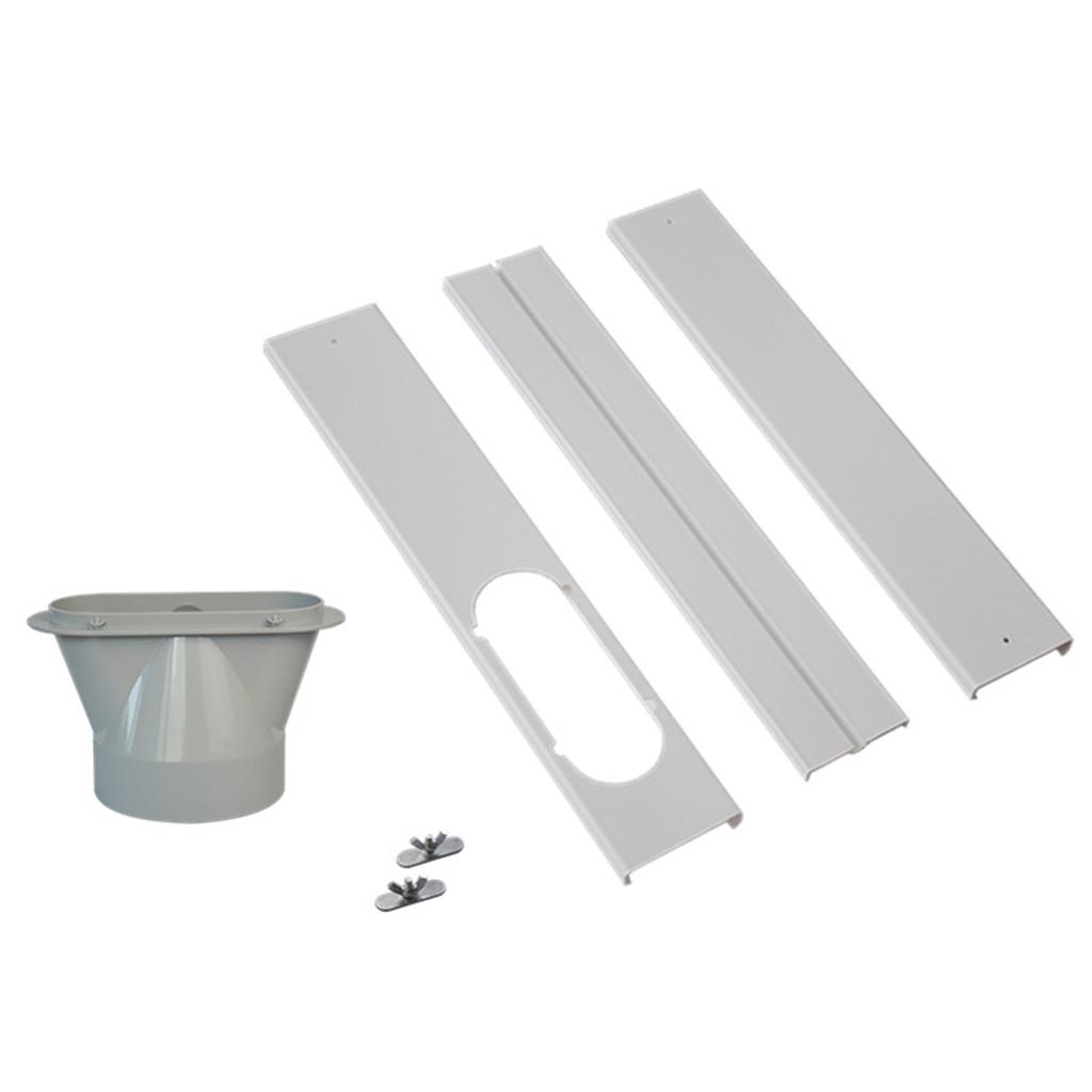 Портативный кондиционер Комплект для вентиляции окна Выхлопной шланг кондиционера Универсальный соединитель Регулируемый уплотнитель для окна Универсальная удлинительная труба для воздуховода