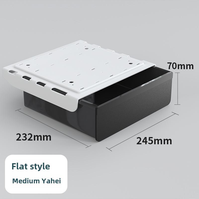 Under-Desk Hidden Drawer Storage Box for Office Workstation