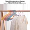 5 шт. вешалка для одежды, прочная несущая способность, принадлежности для общежития, противоскользящий бесшовный органайзер для шкафа, практичная эргономичная сухая одежда