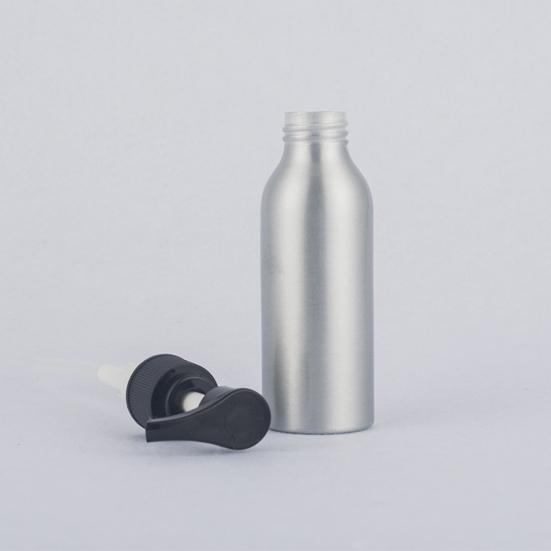 Контейнер с винтовым насосом для хранения лосьона для хранения алюминиевых бутылок на 40–250 мл, жидкое дезинфицирующее средство