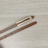 Elegant Thin Genuine Leather Women's Belt - Versatile for Dresses & Skirts