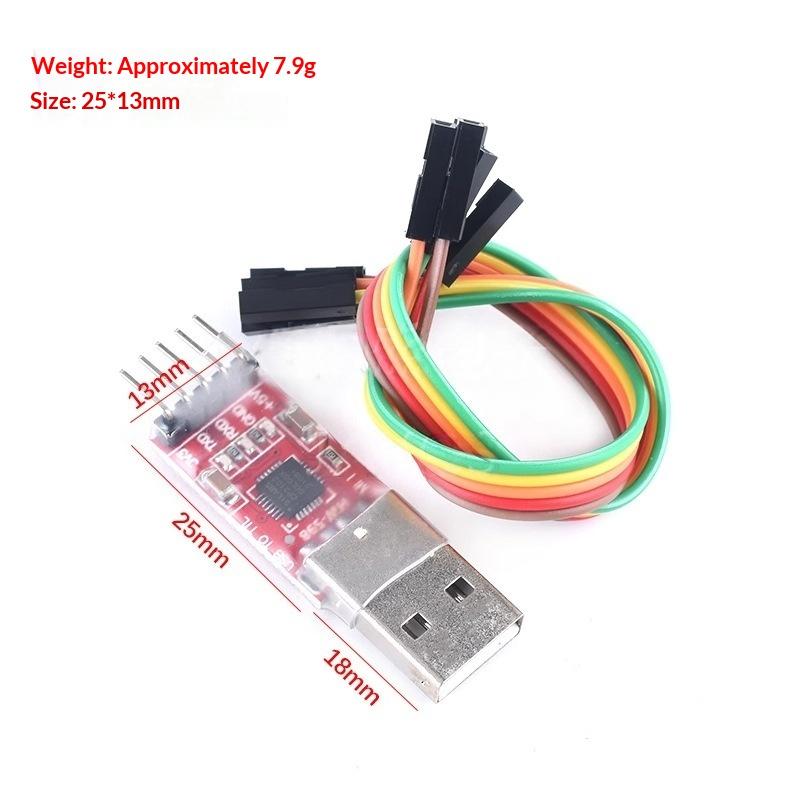 1 Set Usb To Serial Port Module Adapter Usb To Ttl Stc Downloader Uart Cp2102 Chip Module