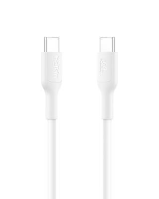 Belkin к сверхбыстрой зарядке 60 Вт PD для iPhone и других Android-устройств USB-C USB-C Кабель, Зарядка, Совместимый, 2 м, Белый, CAB023fq2MWH, 15/16, iPad,