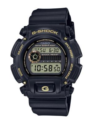 Спортивные мужские часы G-Shock из кварцевой смолы, цвет черный/золотой