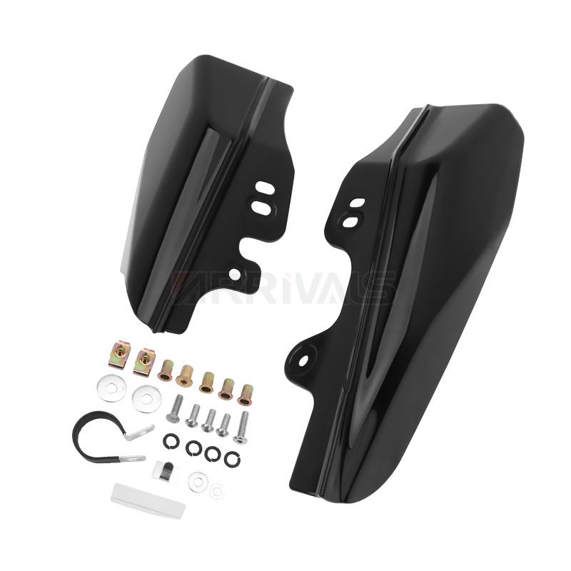 Мотоцикл Хром Черный Средний Тепловой Экран Рамы Дефлектор Воздуха Отделка Для Harley Touring Street Electra Glide Road King 2001-Позже