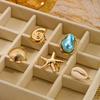 3/5Pcs Metal Finger Open Rings Gold Color Geometric Rings New Starfish Open Ring Set  Jewelry