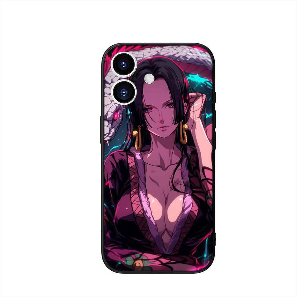 One Boa Hancock Pieces Luffy Zoro Phone Cover Case for Apple iPhone 17 16 15 11 Pro XS Max XR 6 7 8 Plus + SE 2020 5 16E Casing
