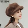 Women's Fashion Autumn Winter Casual Versatile Hats Retro Solid Color Windproof Cold-proof Plush Warm Hats