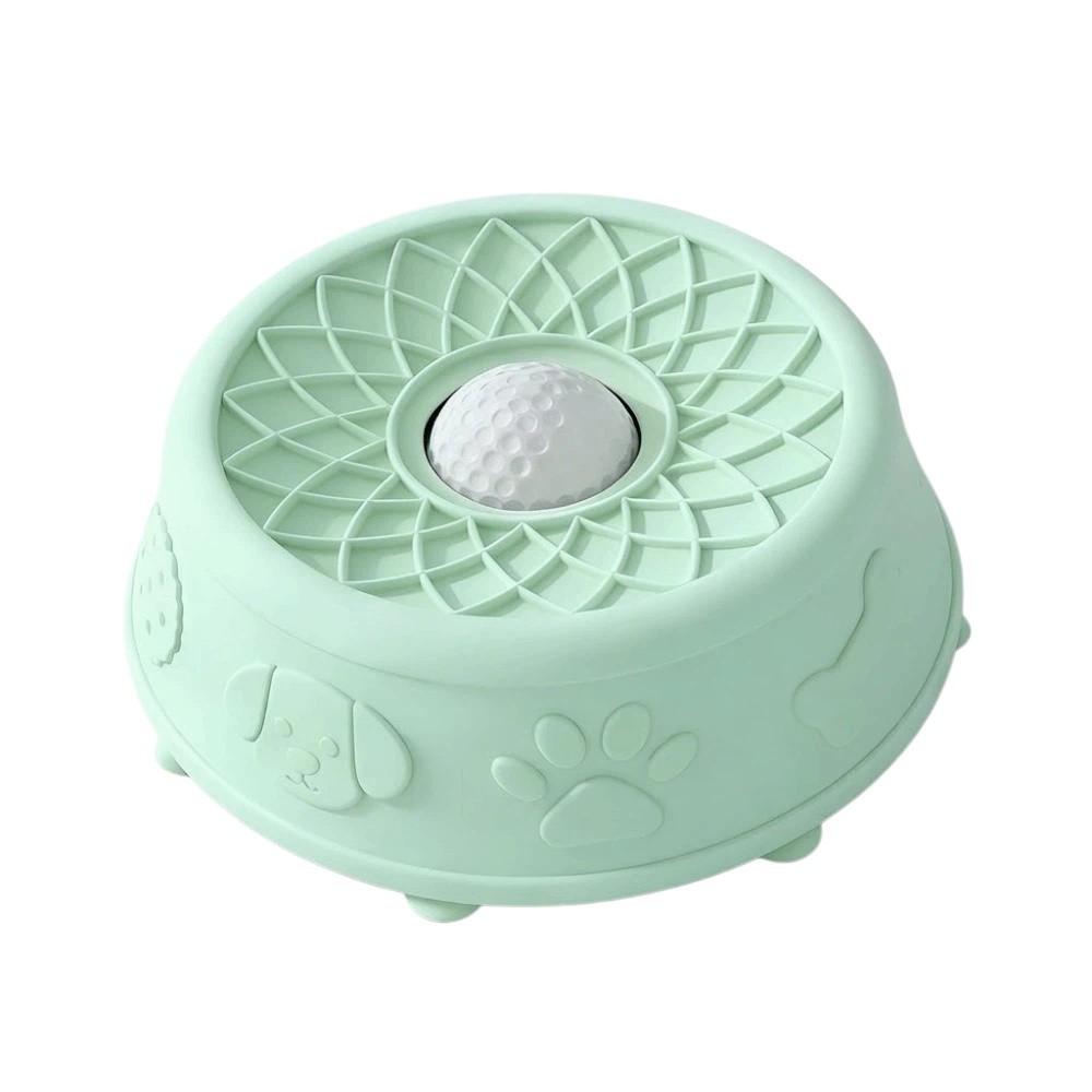 Anti-spill Slow Feeder Silicone Yogurt Licking Plate  for Puppy Kitty Training