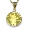 И Me Jewelry Подвеска-монета из чистого золота 'Мишка Тедди' K24 Острова Кука 'Мишка Тедди' 2024 Ограниченный выпуск Кейс Гарантия в комплекте [Вы коробка] 999.9 1/30 унции $5