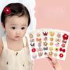 5pcs/lot Cut Baby Hair Clips for Girls Baby Flower Fruit Animal Modelling Hair Clips Kids Headwear Bowknot Snap Hair Clamp Pins