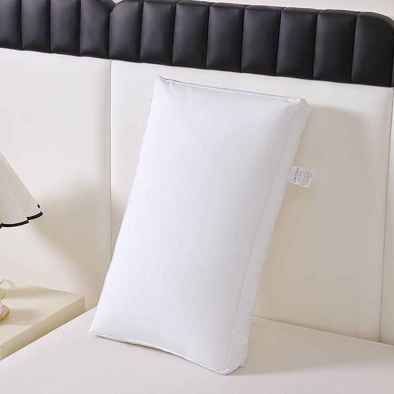 1 piece 100% cotton cover material microfiber filling 65x40x8cm bedding pillow
