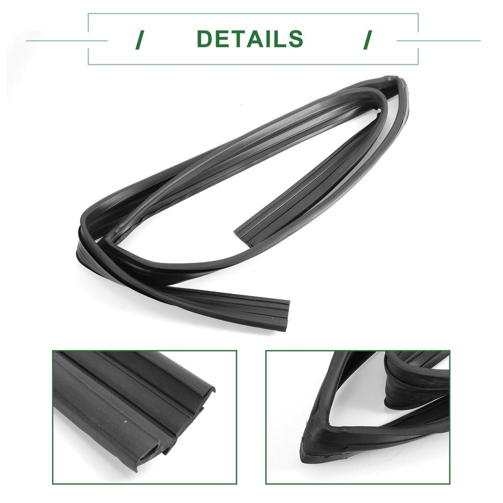 Motoforti Уплотнитель направляющей стекла двери для Honda Задний 1 шт., 2009-2013, Резина, Левый, Черный, №.