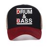 Ретро Бейсболка с буквенным принтом Drum And Bass, модная, креативная, мужская, женская, сетчатая, на кнопке, дышащая, повседневная, кепка тракера