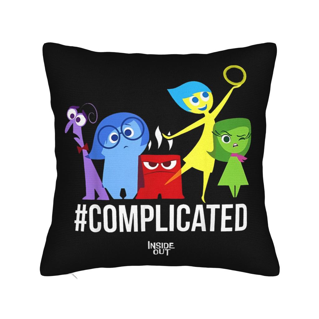 Explosion of Emotions Premium Scoop Square Pillow Cases Insides Outs Cushion Covers Fashion Decorative Pillowcover for Home