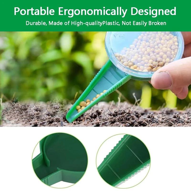 Plant Seed Sower Plant Seeder Garden Multifunction Seeding Dispenser Tools Adapting To Various Sizes of Seeds