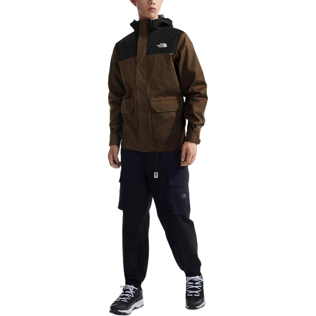 The North Face Мужская ветровка для городского исследования, пешего туризма и альпинизма, водонепроницаемая и ветрозащитная, коричневая NF0A8AUK-5EX