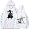 2025 New Funny Japan Anime Demon Slayer Women Hoodies Plus Size Sweatshirt Harajuku Muichiro Tokito Printed Hooded Girl Pullover