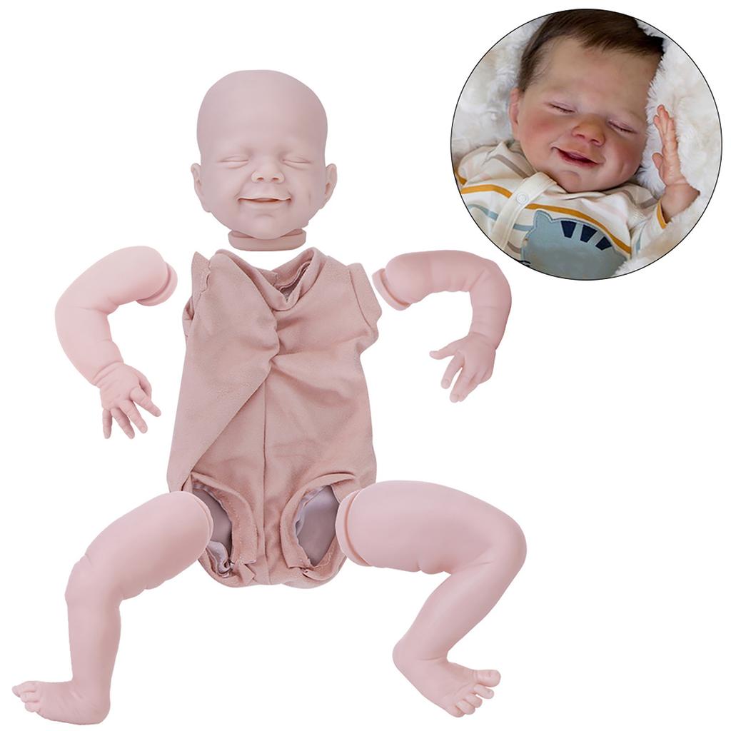 Silicone Reborn Doll Kit DIY Infant Mould Blank Doll Model with Clothes Body 22 InchBlank