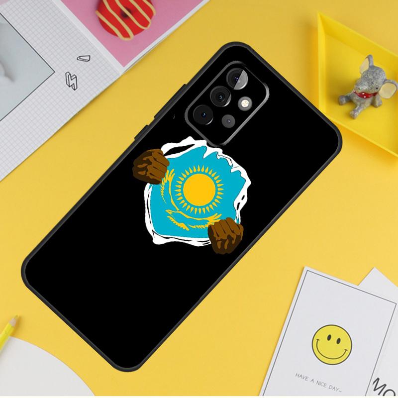 Флаг Казахстана для Samsung Galaxy A14 A34 A54 A12 A32 A52 A51 A71 A53 A33 A13 A15 A25 A35 A55 чехол для телефона