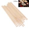 6 Pairs Classic Maple Wood 5A Drumsticks for Jazz Drum Exercise
