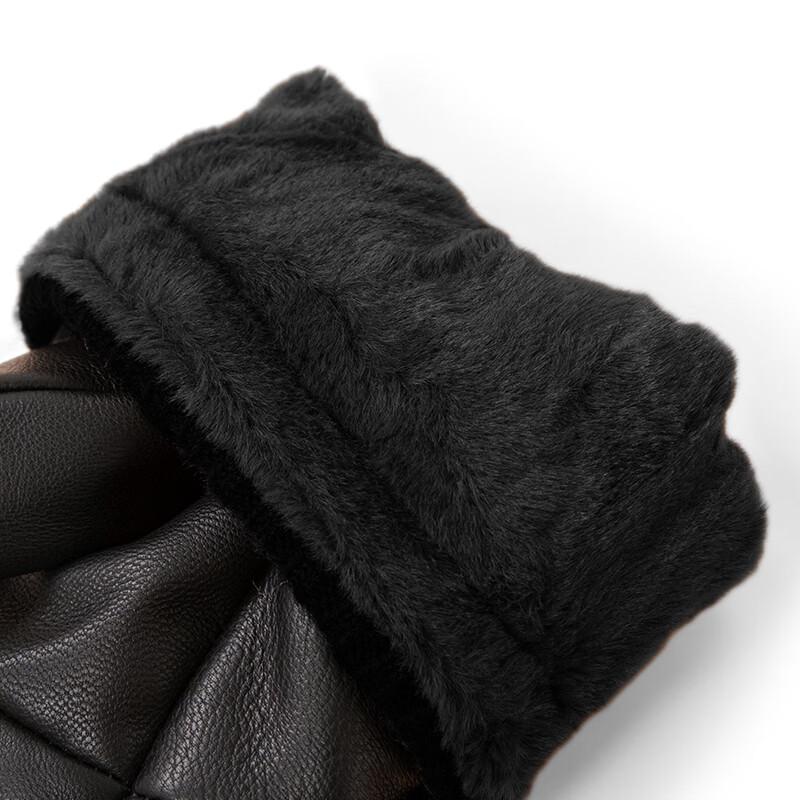 Aisi Yalan Men's Sheepskin Touchscreen Winter Gloves
