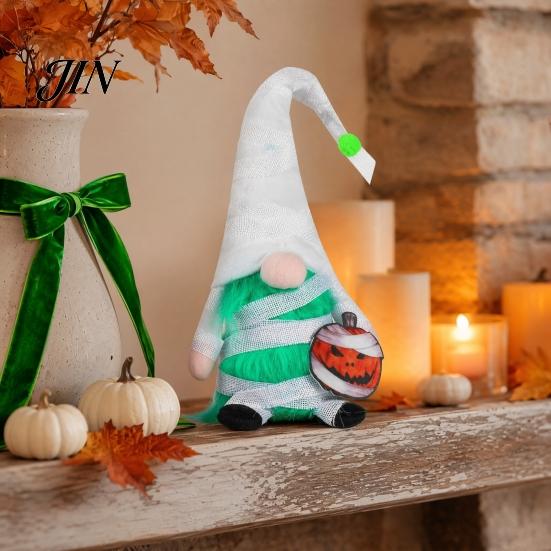 Spooky Halloween Decorations Gnome Decor, Faceless Vampire Bat Doll Figurine for Shelf Table, High-quality Decor Cute Ornament Party Home, Trick