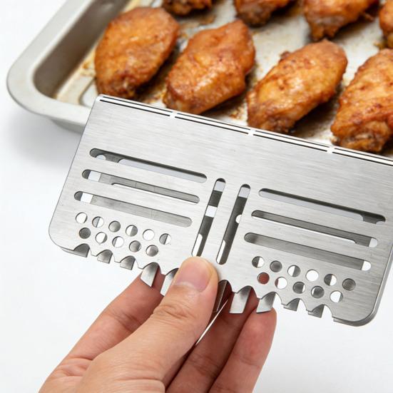 Защита от брызг жира для гриля Blackstone из нержавеющей стали, аксессуар для гриля, можно мыть в посудомоечной машине, сетка для гриля предотвращает падение пищи, брызги жира