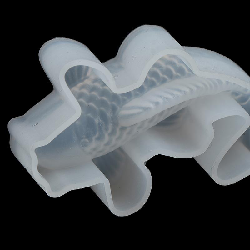 3D Lucky Koi Fish Силиконовая форма Diy Resin Casting Art Mold