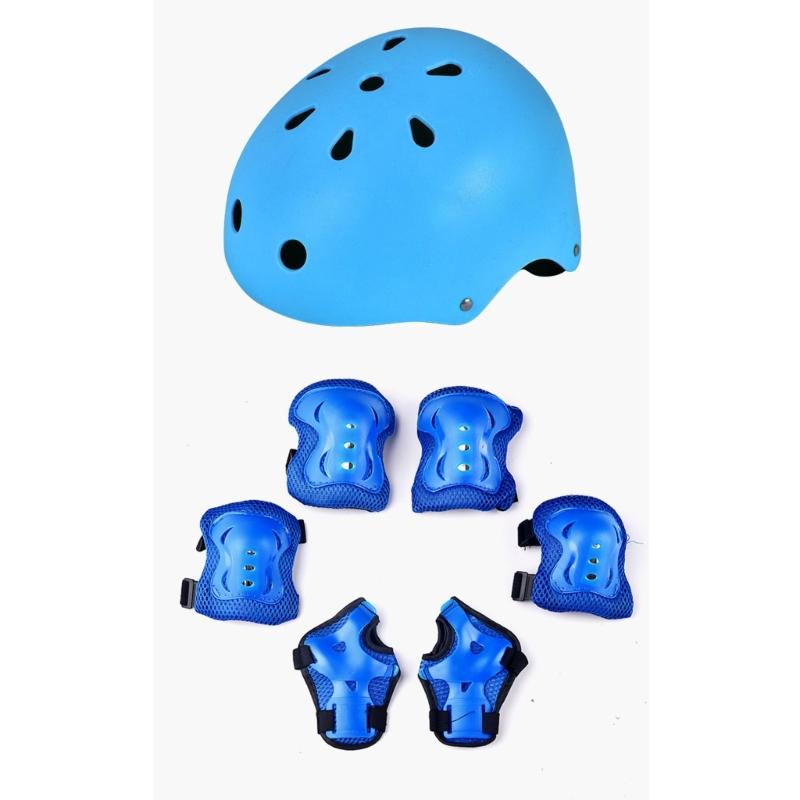 Teenager Gear Cycling Knee Pads Knee Pad Elbow Pads Sliding Board Kids Outdoor Wrist Guards Roller Skating Helmets Sets