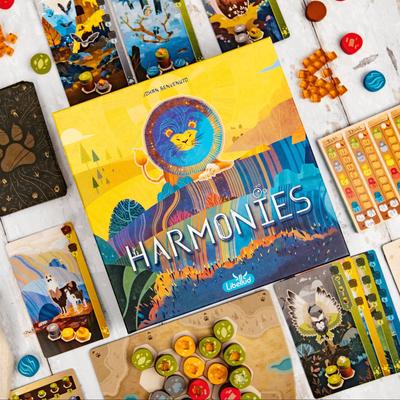 Английская версия Harmonies Natural Harmony Настольная игра High Score Plate Animal Puzzle Placement Masterpiece Card Game