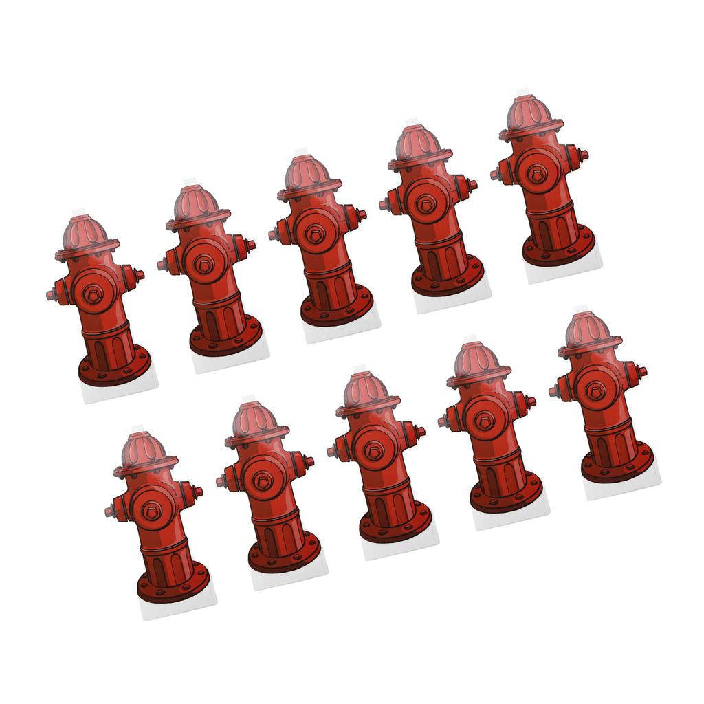 10 шт. Учебная бумажная подгузник для собак в форме пожарного гидранта для щенков