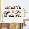 Tractor Engineering Car Pattern Children Room Decoration Cute Kindergarten Wall Decoration Stickers