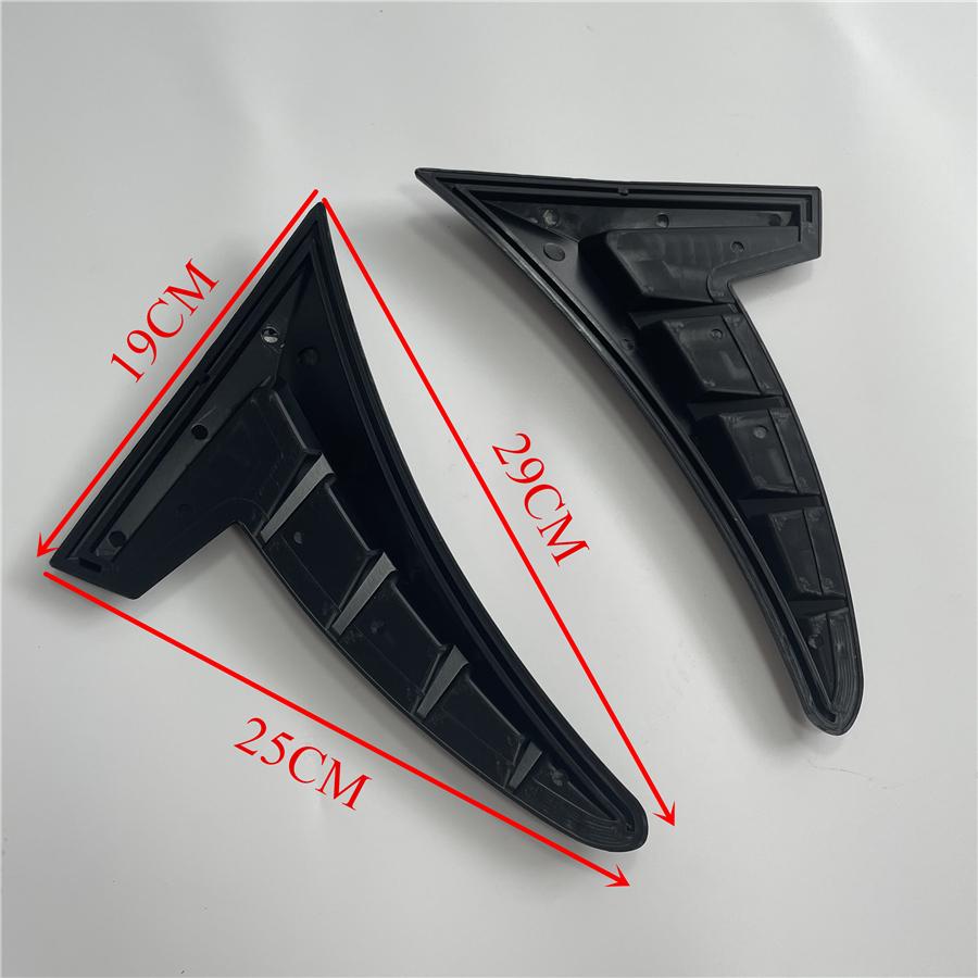 Carbon Fiber Look Car Side Fender Wing Air Flow Intake Vent Trim Stickers Sports