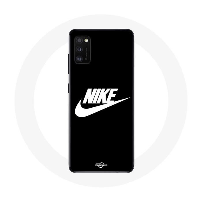 Coque pour Samsung Galaxy S20 plus Nike Logo blanc fond Noir