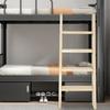 4-ступенчатая деревянная лестница для чердака и двухъярусной кровати, доска толщиной 28 мм, выдерживает 100 кг, прочная многоцелевая домашняя лестница для взрослых