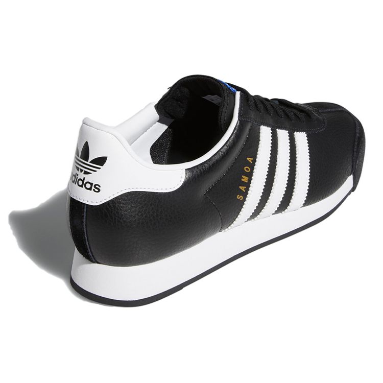 Adidas Черные кроссовки унисекс Samoa Core Cloud-White Gold-Metallic 019351