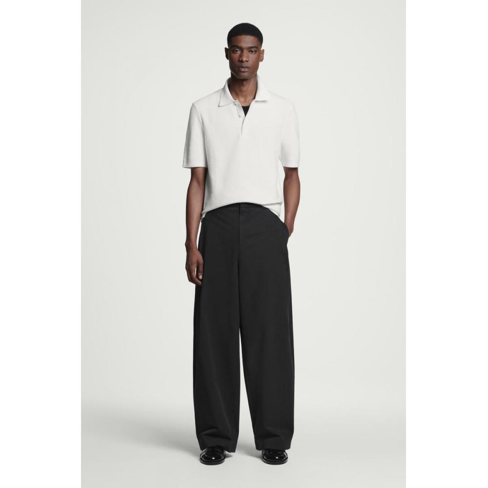 COS Рубашка поло из японского трикотажного хлопка