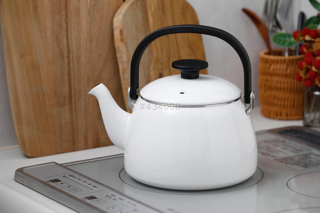 Fuji Enamel Cotton Plus Kettle 2.5L White CTP-2.5K.W