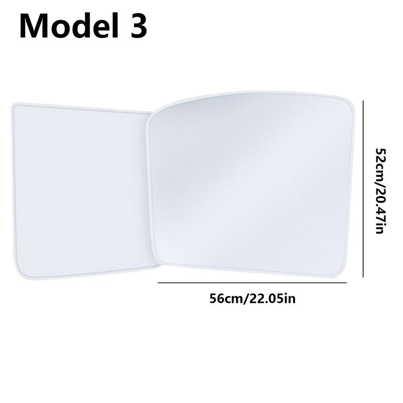 Auto Sunroof Sun Shade For Tesla Model 3/Y Quick Install Car Sunshade Heat Resistant Car Sun Visor Vehicle Accessories