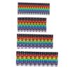 Cable Markers Colourful C-Type Marker Number Tag Label For Wire 1.5/2.5/4/ 6Mm²²²²
