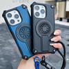 Ударопрочный Бронированный Магнитный Чехол Для Телефона Для iPhone 17 Pro Max Air 14 15 Plus 12 13 16 Pro Для Magsafe Складная Подставка С Ремешком Чехол