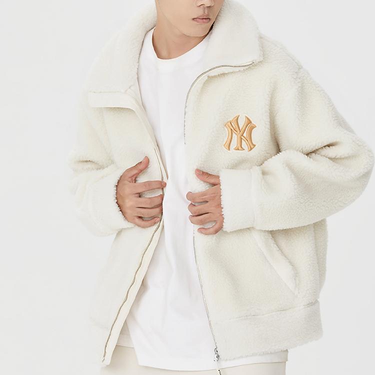 MLB New York Yankees Jacket Unisex Cream 3AFDB0326-50CRS