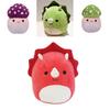 И милая плюшевая игрушка Squishmallow с изображением Stump The Skeleton Squad Bouncer**