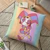 The Amazing Digital Circu Cushion Cover Ponmi Jax Clown Pillowcase Square Pillowcase Home Office Decoration Pillow Case 45cm
