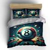Billiard balls and stars. Bedding sets Duvet cover sets Duvet covers Pillowcases(1 * Duvet Cover 2 * Pillowcases without duvet insert)