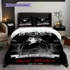 Dark Anime Trio Mystery Power Three-piece set (1 * duvet cover + 2 * pillowcase, without core) 2D Flat Bedding set Duvet cover and pillowcase